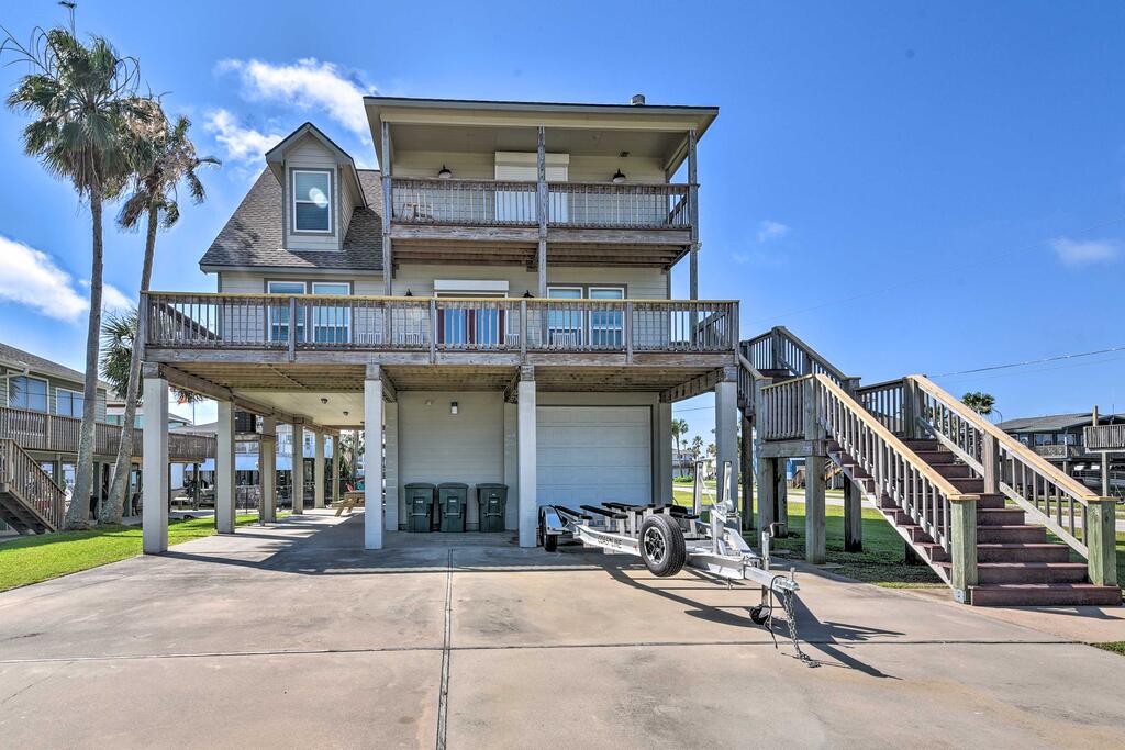 Galveston Home On Canal With Private Dock! - thumb 0