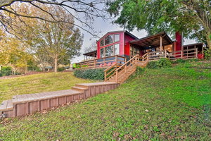 Guadalupe Riverfront Duplex With Deck And Private Dock