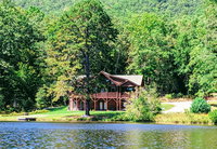 New Listing Lakefront Log Home W/ Large Balcony Home Accommodation Texas
