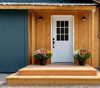 Upscale lodging duplex next to Glacier NP North fork unit Accommodation Texas