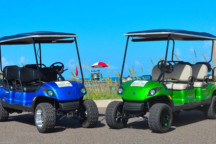 24-Hour Golf Cart Rental In South Padre Island For 4 Passengers